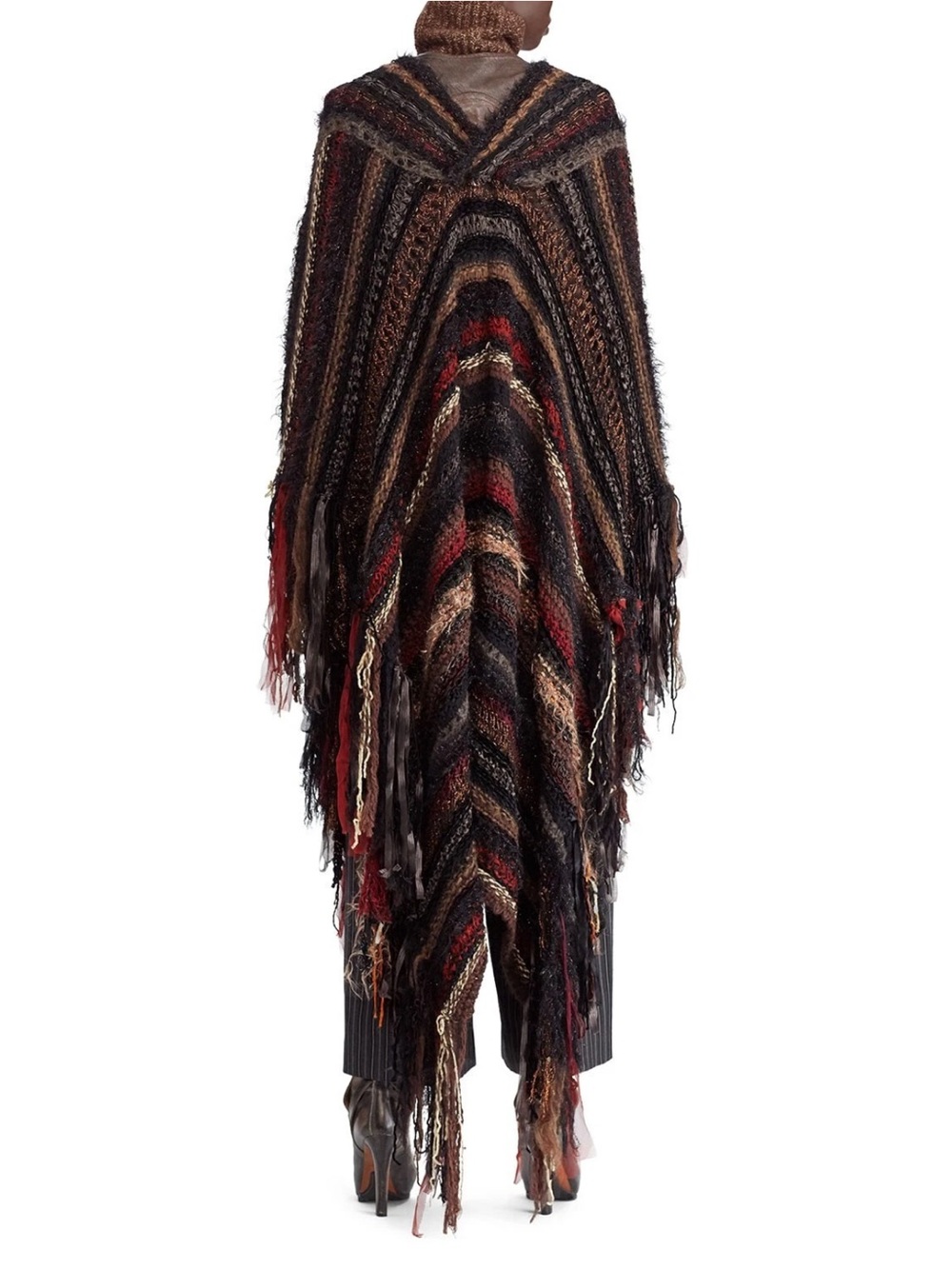 Ralph Lauren Collection 50th Anniversary 2018 Hand Woven Blanket Poncho/Shawl - Picture 12 of 17